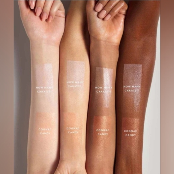 FENTY BEAUTY DIAMOND BOMB ALL OVER DIAMOND VEIL How Many Carats?!-Pure Platinum - Picture 3 of 4